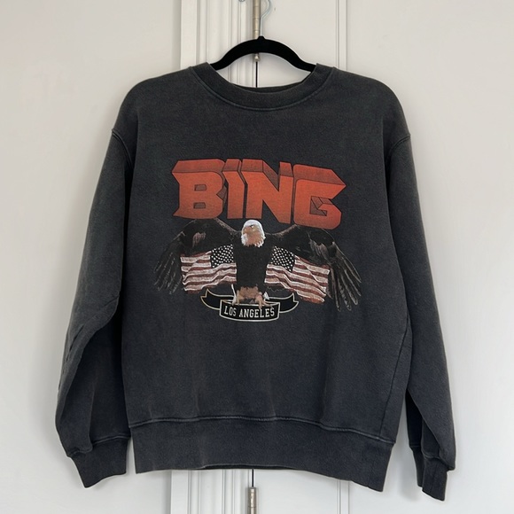 ANINE BING VINTAGE EAGLE SWEATSHIRT - Picture 2 of 8